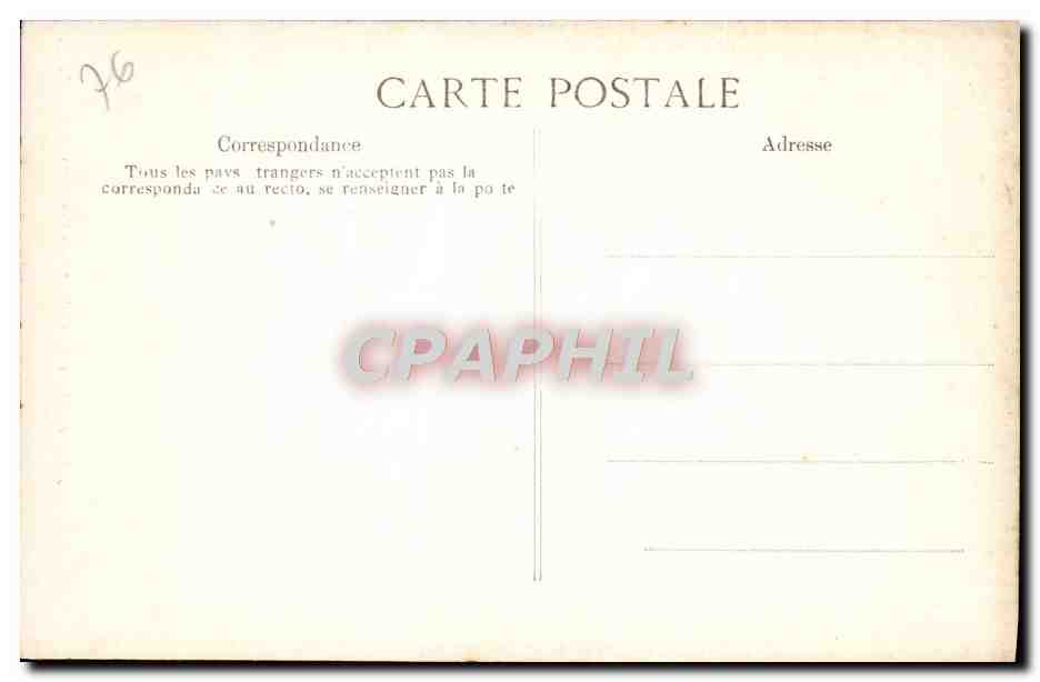 CPA Rouen Cathedrale Bas cotes — Verso