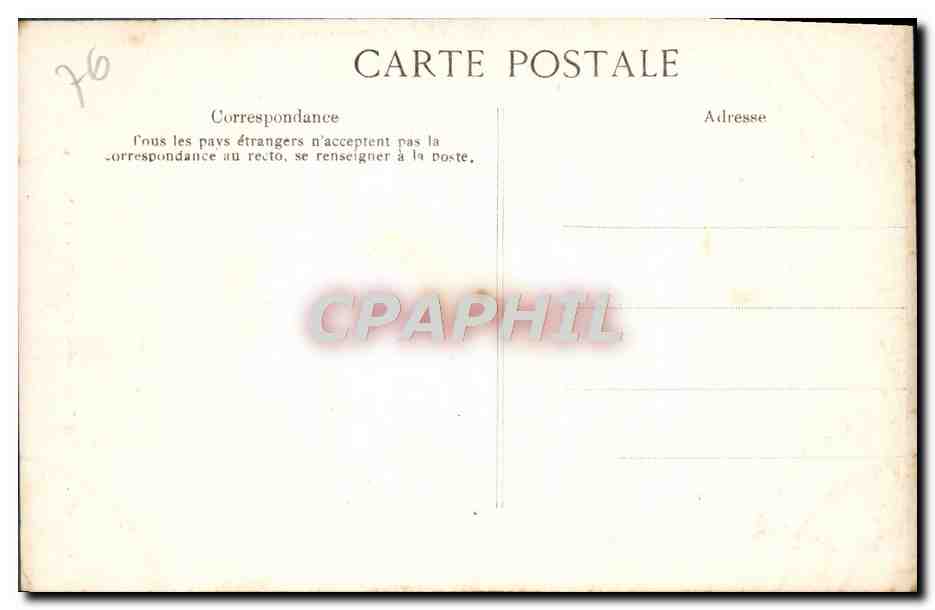 CPA Rouen Cathedrale Piliers et Chapelles — Rückseite
