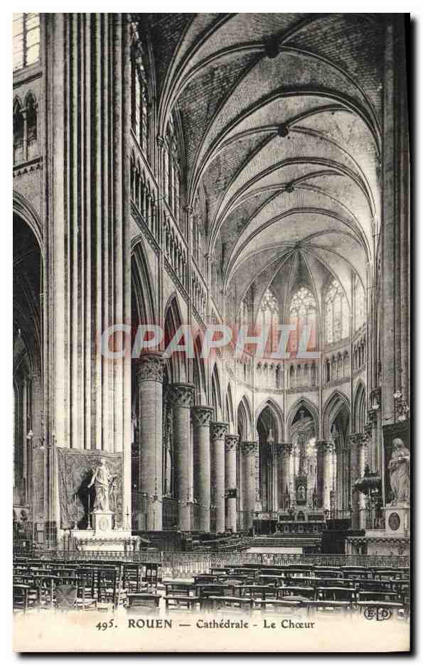 CPA Rouen Cathedrale Le Choeur