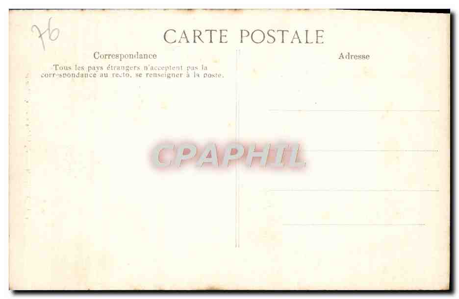 CPA Rouen Cathedrale Le Choeur — Rückseite