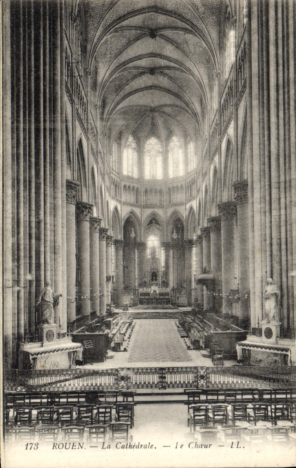 CPA Rouen Cathedrale Le Choeur