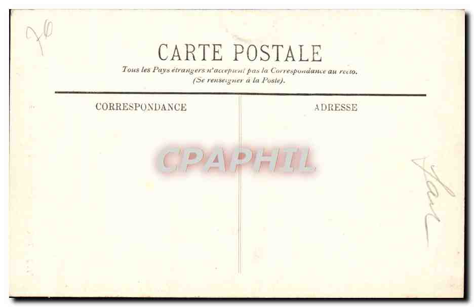 CPA Rouen Cathedrale Le Choeur — Verso