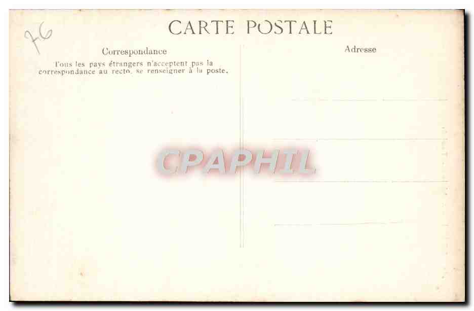 CPA Rouen Cathedrale Tourelle — Verso
