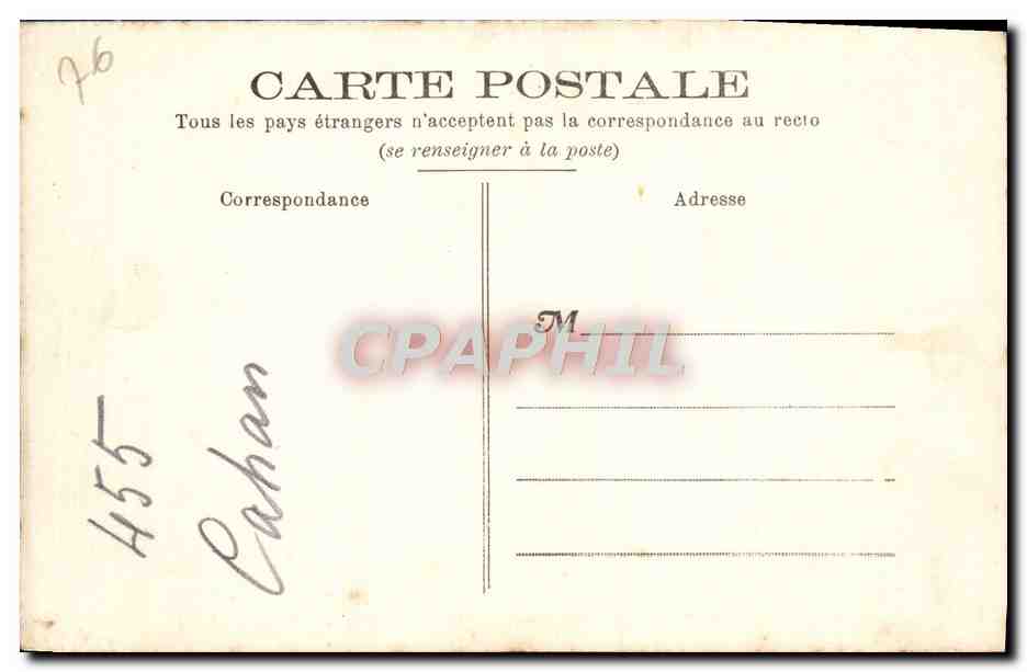 CPA La Cathedrale De Rouen Tympan du Grand Portail L'arbre de Jesse — Rückseite