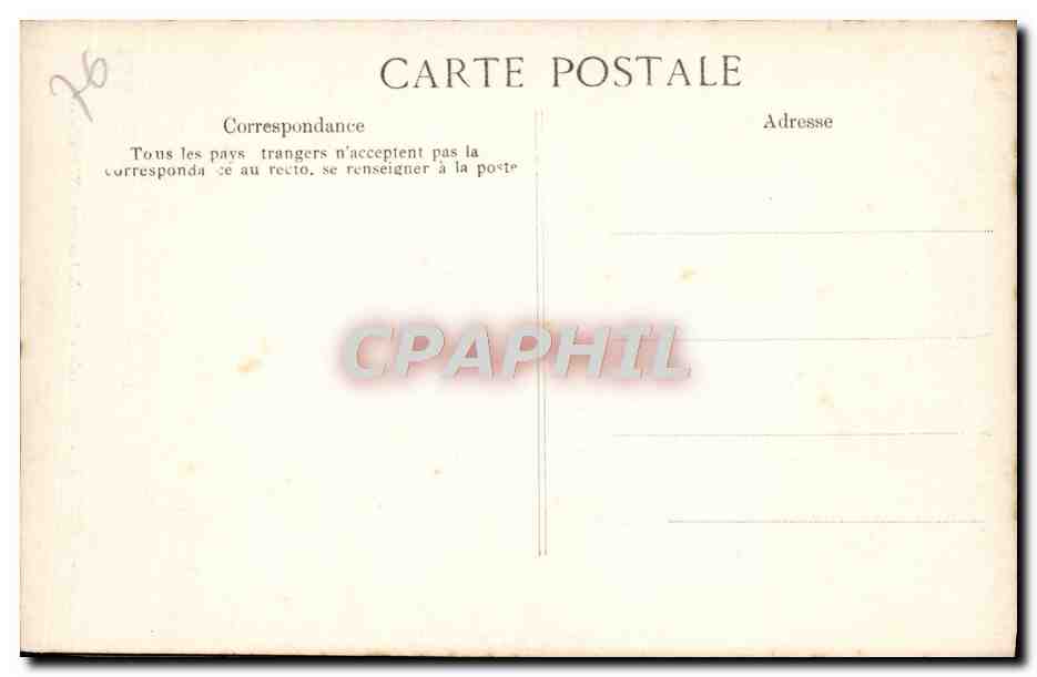 CPA Rouen Cathedrale Portails Lateraux — Verso