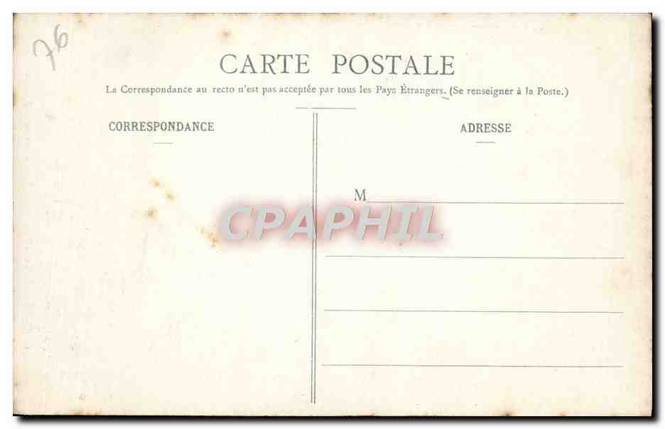 CPA Cathedrale de Rouen Portail Saint Etienne — Verso