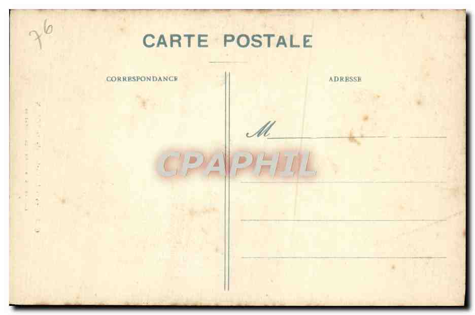 CPA Cathedrale de Rouen Entree de la cour des libraires — Verso