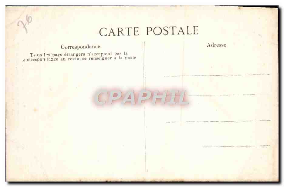 CPA Rouen Rue Saint Romain Cathedrale entree de la cour de libraires due a l'architecte Pontifz — Rückseite