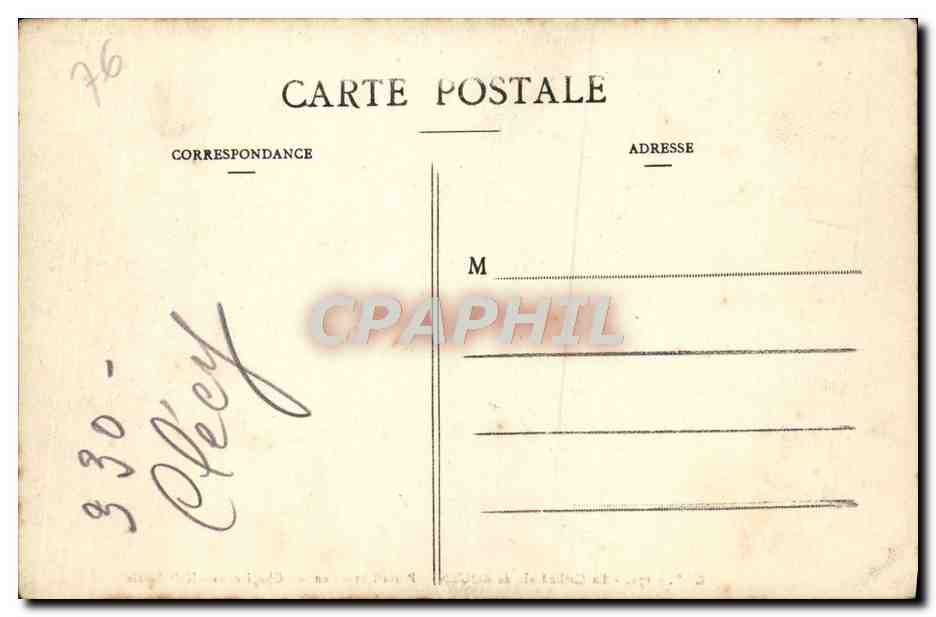 CPA Cathedrale de Rouen Portail Saint Etienne Chapiteaux — Verso
