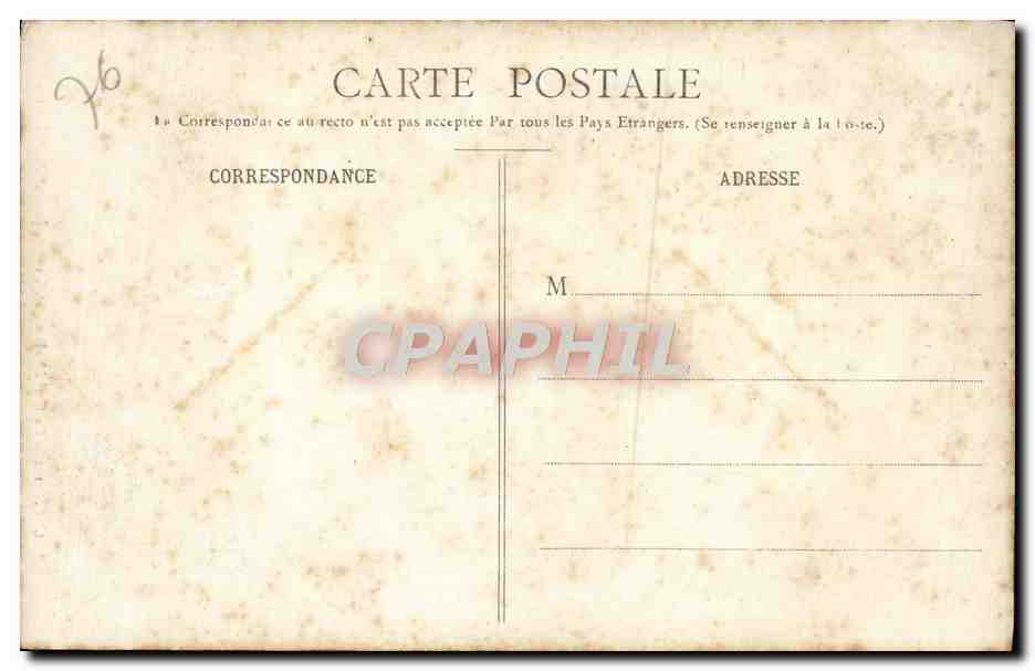 CPA La Cathedrale de Rouen Portail Des Libraires — Verso
