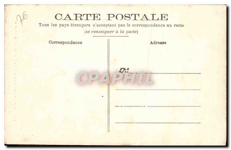CPA Rouen Portail Des Libraires — Verso