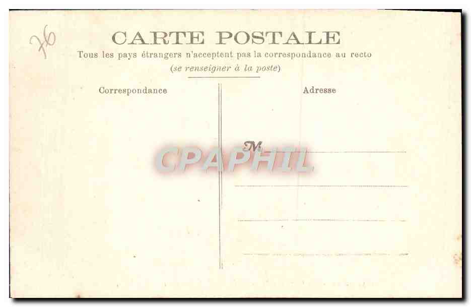 CPA Rouen La Cathedrale Portail Des Libraires medaillons — Verso
