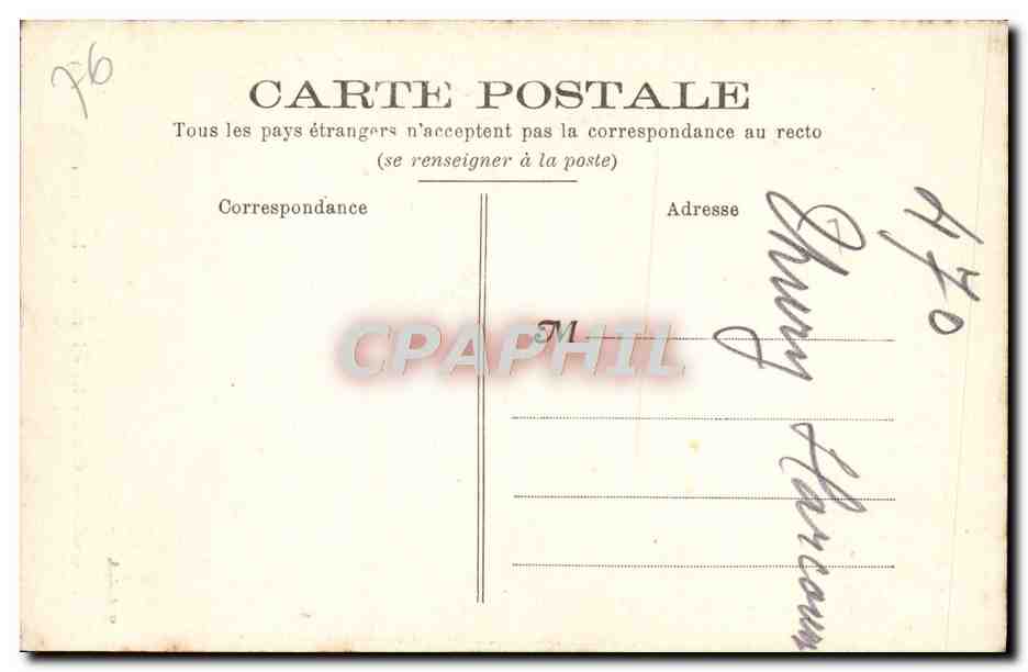 CPA Rouen Portail des Libraires cathedrale Medaillons — Verso