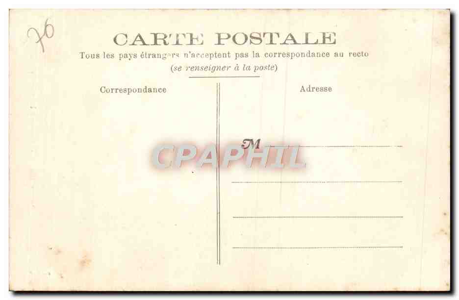 CPA Rouen La Cathedrale Portail des Libraires Medaillons  — Rückseite