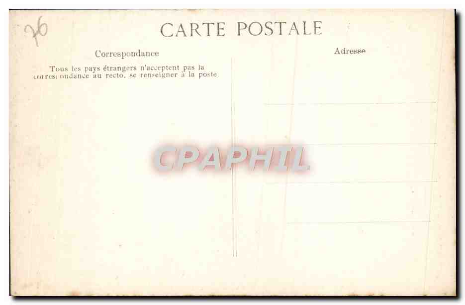 CPA Rouen La Cathedrale Pinacles et Tourelles du portail des libraires — Verso