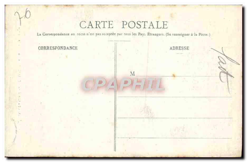 CPA La Cathedrale de Rouen Autel de la vierge — Verso