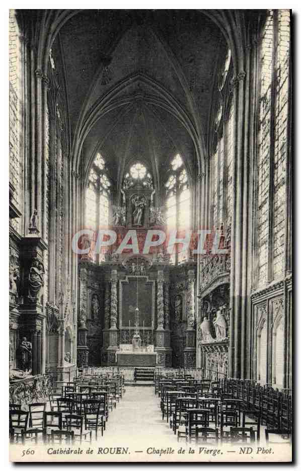 CPA La Cathedrale de Rouen Chapelle de la vierge 