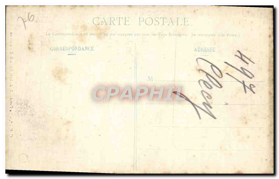 CPA La Cathedrale de Rouen Buffet d'orgue orgue — Verso