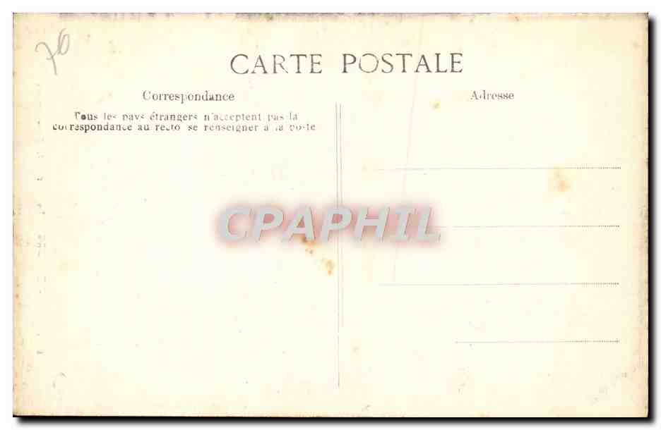 CPA Bon Secours La Vierge de Bon Secours — Rückseite