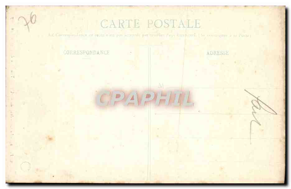 CPA La Cathedrale de Rouen Tombeau du Cardinal de Croy  — Verso