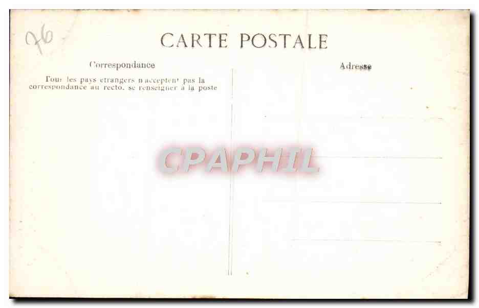 CPA Rouen Cathedrale Portail des Libraires Medaillons Centaure sagitaire decoche sa fleche sur un bouquet d'arbre — Verso