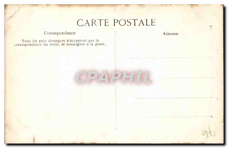 CPA Rouen Cathedrale Portail des Libraires Medaillons Lion a tete humaine  — Rückseite
