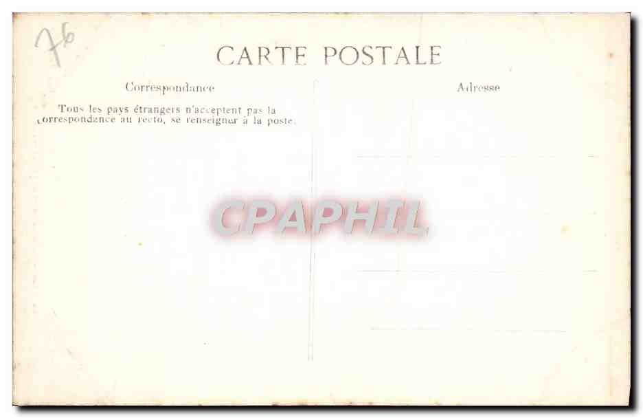 CPA Rouen Cathedrale Portail des Libraires Medaillons La truie Expression comique et malicieux Cochon Porc — Rückseite