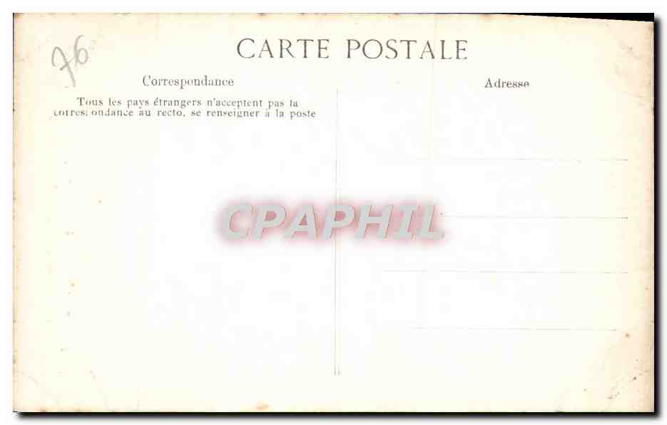 CPA Rouen Cathedrale Portail des Libraires Medaillons Dragon aile et tete de chien — Rückseite