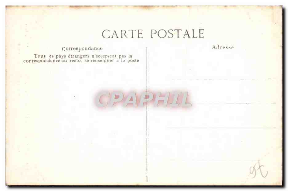 CPA La Cathedrale de Rouen Portail des Libraires Medaillons Homme a tete de veau tenant en main une hache — Verso