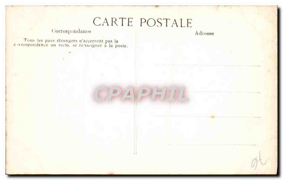 CPA Rouen Cathedrale Portail des Libraires Medaillons Dragons s'entre mordant — Verso