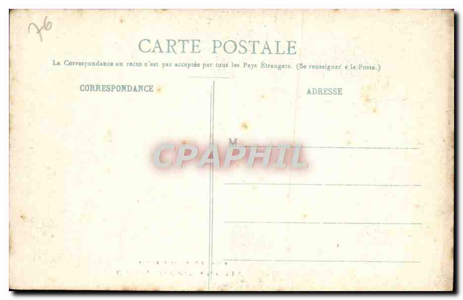 CPA Rouen Cathedrale  — Verso