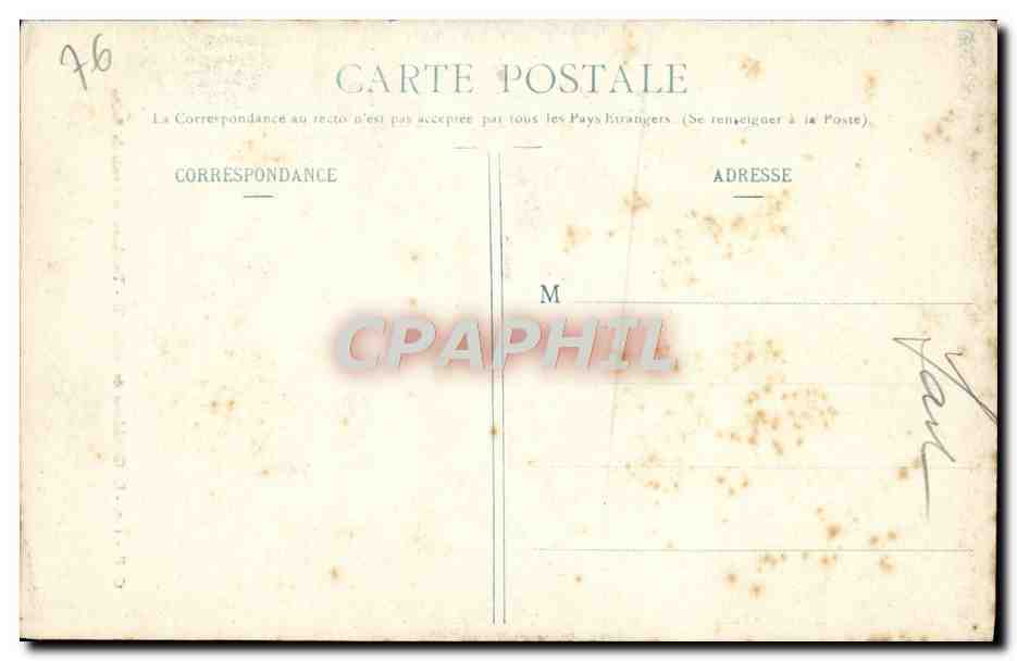 CPA La Cathedrale de Rouen Tombeau de Louis de Breze — Rückseite