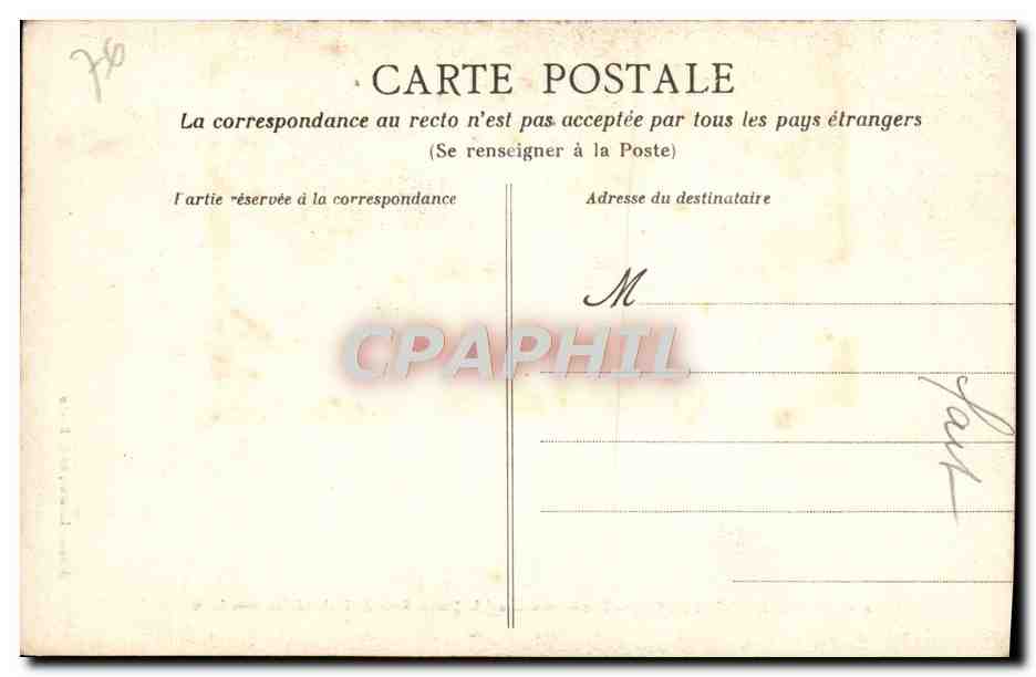 CPA La Cathedrale de Rouen Tombeau d'Henri le jeune frere de Richard Coeur de Lion — Verso
