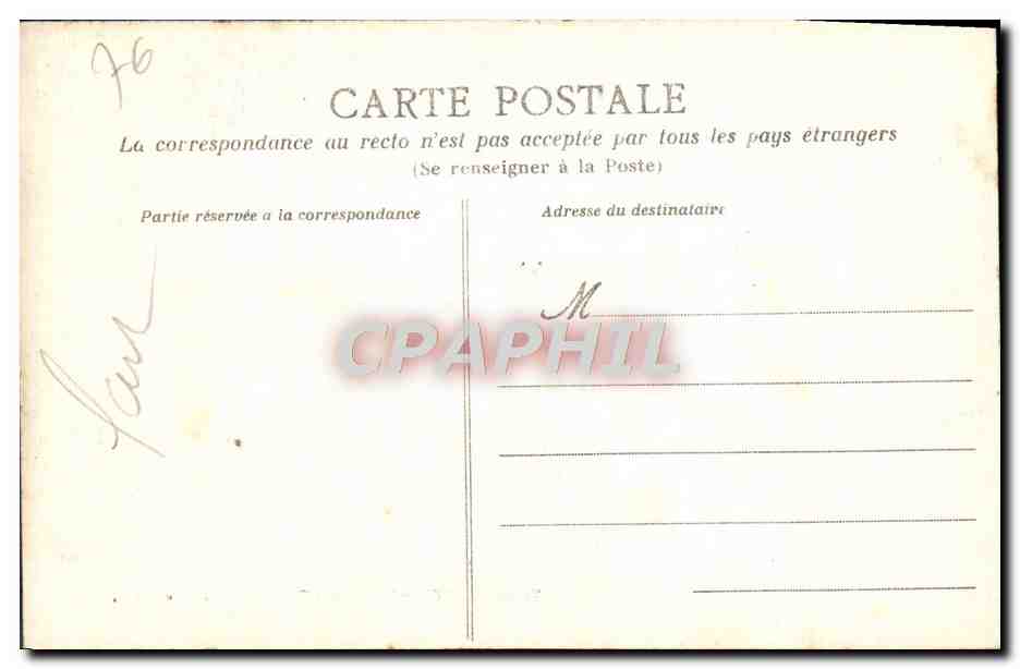 CPA Rouen Cathedrale Tombeau d'Henri le jeune frere de Richard Coeur de Lion — Verso