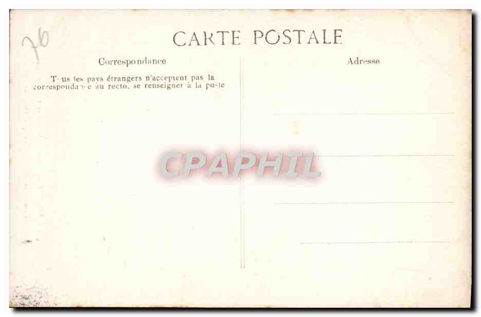 CPA Rouen La Cathedrale Tombeaux de l'archeveque Maurice — Rückseite
