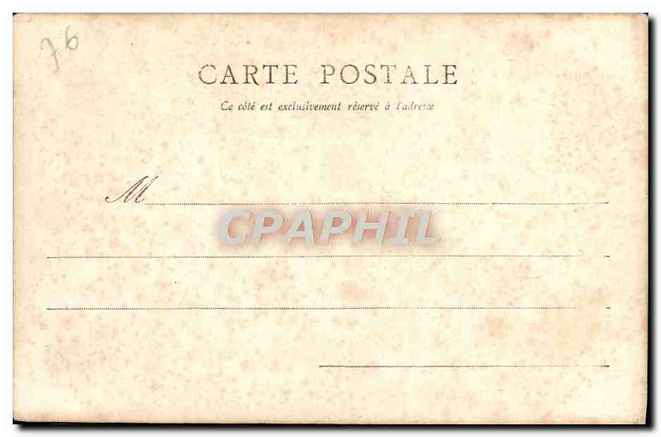 CPA Rouen La Cathedrale Tombeau — Rückseite