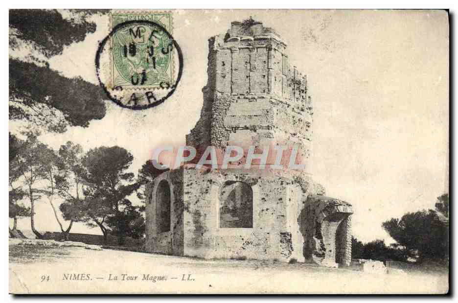 CPA Nimes La Tour Magne