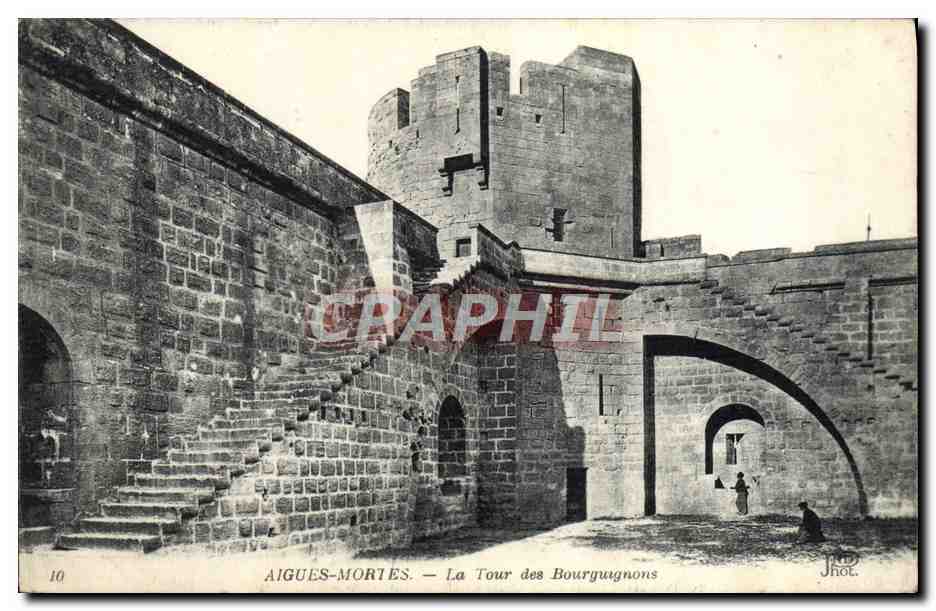 Aigues-Mortes — La Tour des Bourguignons — J.Hol. n°10