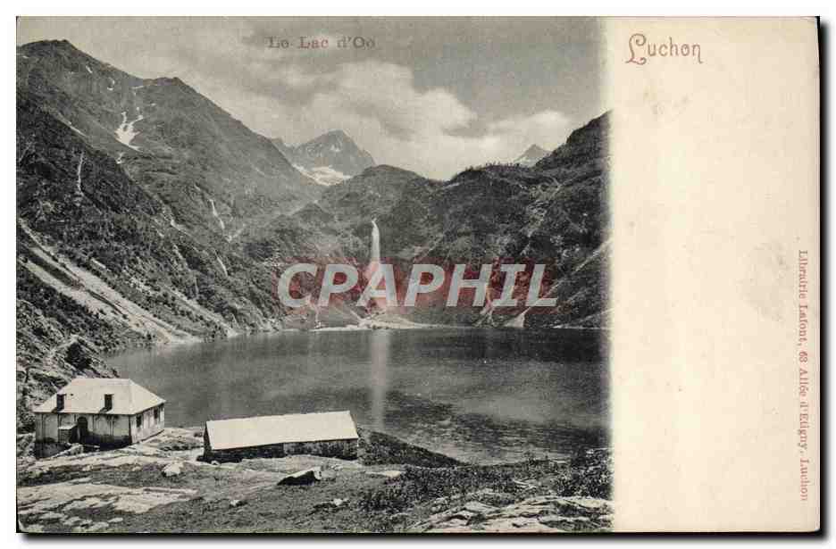 CPA Luchon Le Lac 