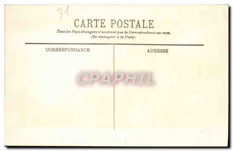 CPA Luchon Vallee du Lys Le Village et le Cirque — Rückseite