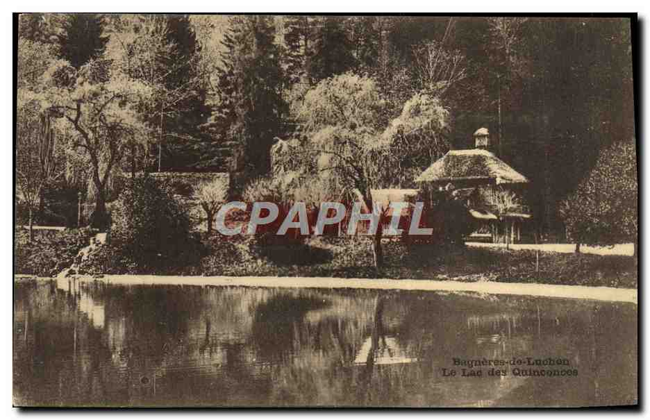 CPA Bagneres de Luchon Le Lac des Quinconcee