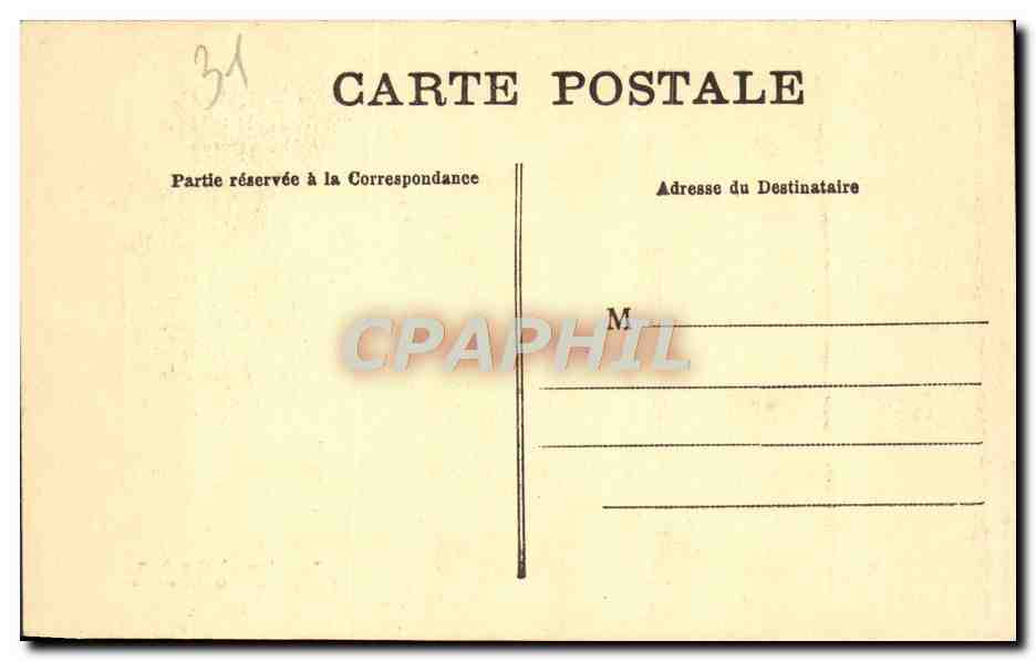 CPA Bagneres de Luchon Le Lac des Quinconcee — Rückseite