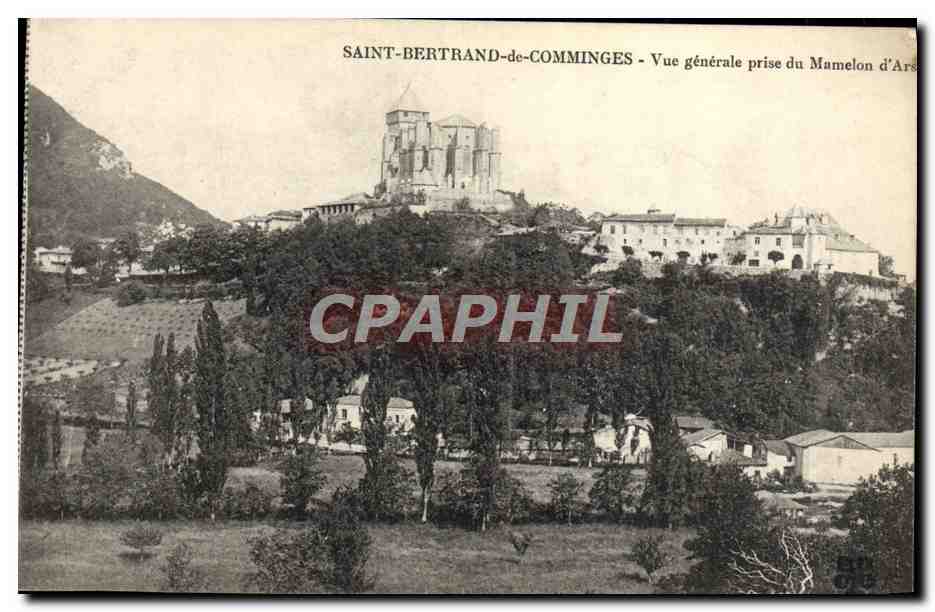 CPA Saint Bertrand de Comminges Vue Generale prise du Mamelon d'Ars
