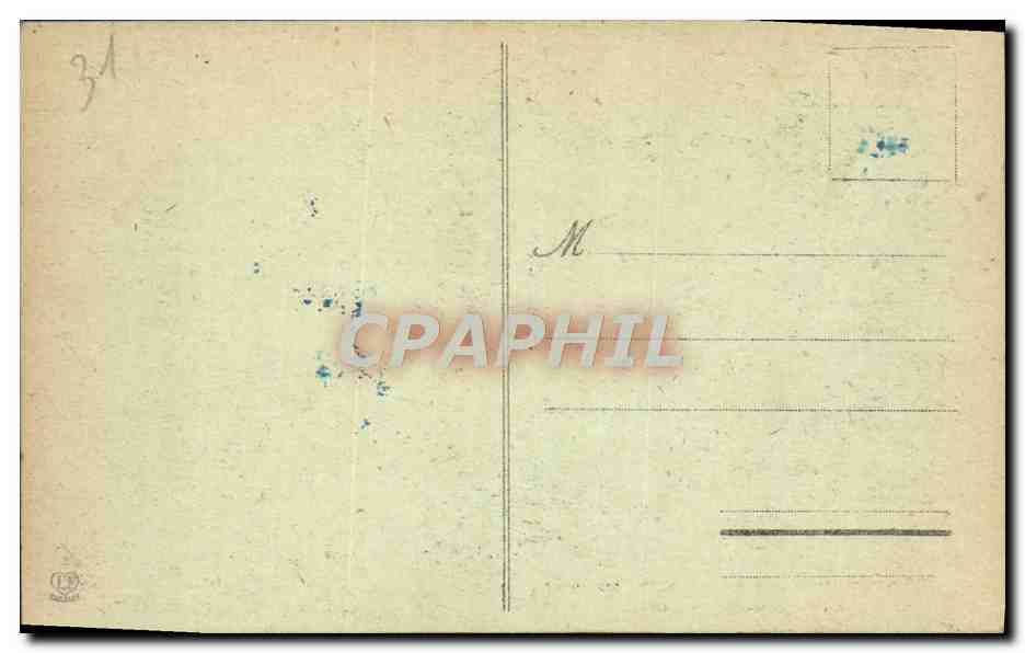 CPA Toulouse Cour de L'Hotel d'Assezat La coursiere Henri III — Verso