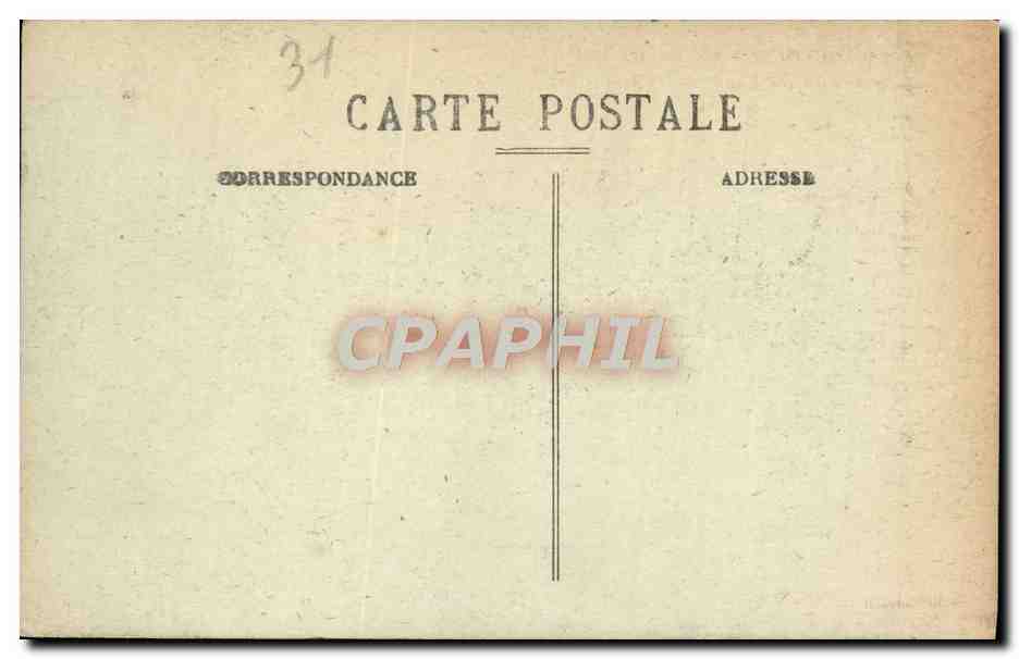 CPA Toulouse La Rue des Arts Tour de L'ancien Couvent des Angustins — Rückseite