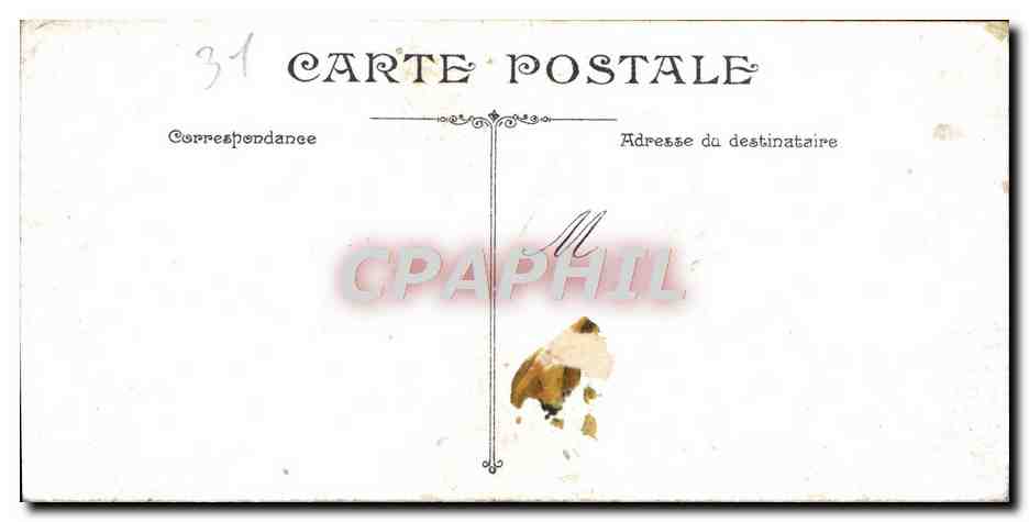 Toulouse — Square du Capitole — éditeur anonyme, n° 2744 — Rückseite