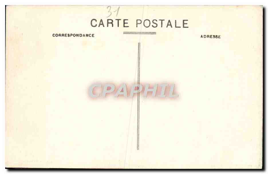 CPA Toulouse Le Pont de Tounis — Rückseite