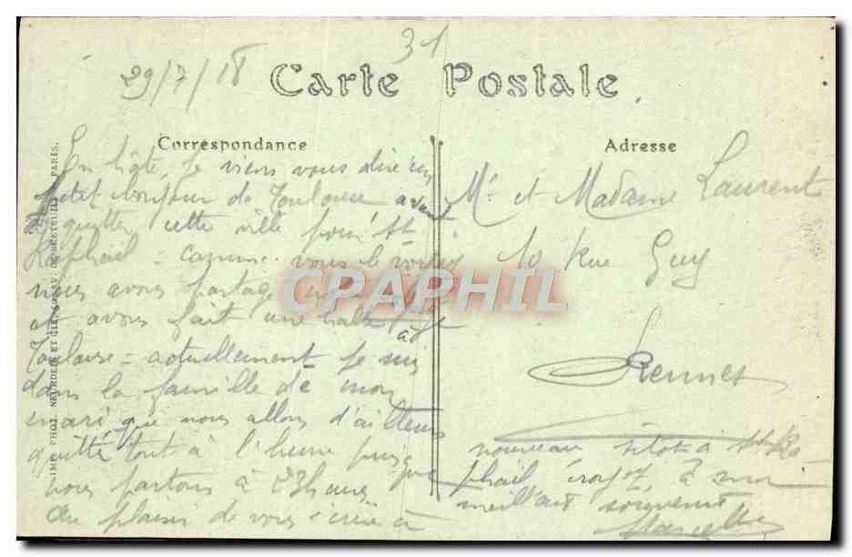 Toulouse — Rue Alsace-Lorraine, le Musée — CENTRALE, n°72 — Reverso
