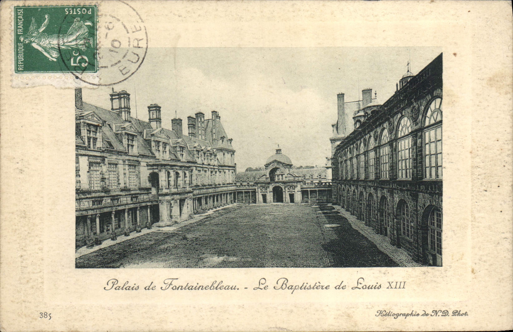 Palais de Fontainebleau - Le Baptistère de Louis XIII — Kéliographie de N.D. Phot.