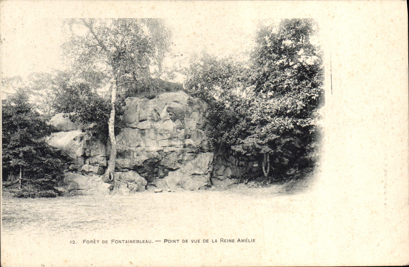 Wald von Fontainebleau — Aussichtspunkt der Königin Amélie — n°12
